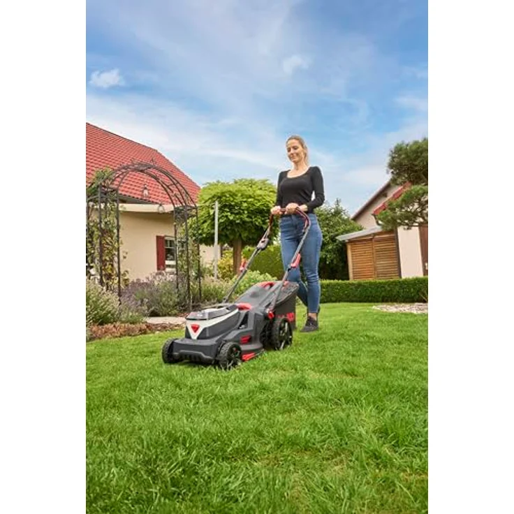Al-Ko Akku-Rasenmäher 38.6 Li Comfort Set, 3-in-1 Funktion, 38 cm Schnittbreite, 40 l Fangsack, 2 x 4 Ah Akku und Doppel-Ladegerät – Bild 4