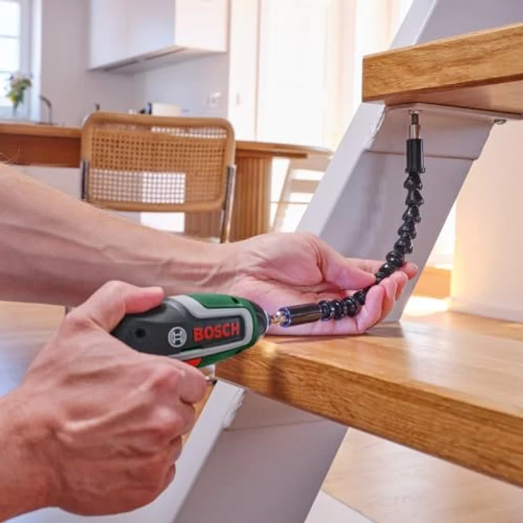 Bosch Home & Garden Akku-Schrauber IXO 7 Flexi-Set, kabelloser Allrounder mit 20 % höherem Drehmoment, blau – Bild 3