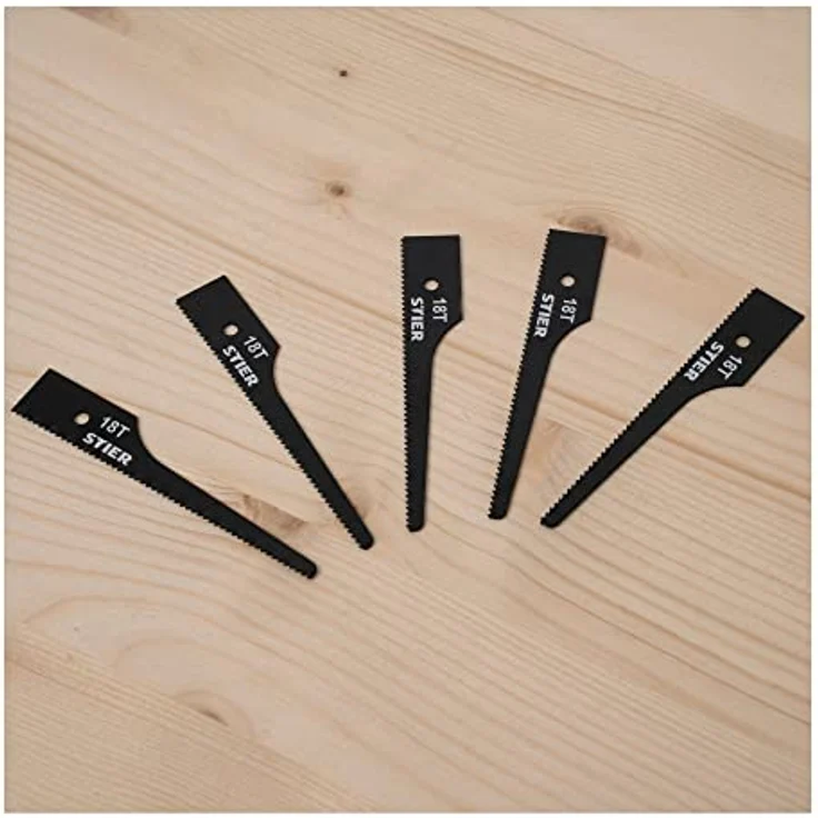 STIER Stichsägeblatt für STS-100 18 Zähne 5 Stk – Bild 2