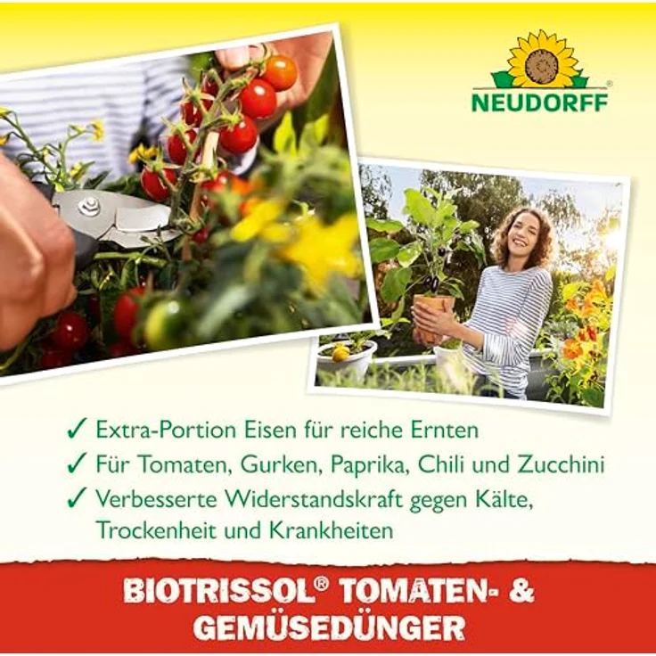 Neudorff Azet Tomaten- & GemüseDünger flüssig, 1 l, NPK 3-3-3 für aromatische Früchte und kräftige Wurzeln – Bild 4