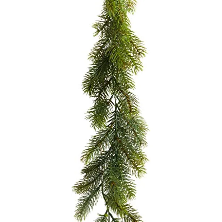 Botanic-Haus Künstliche Tannengirlande Oslo Tanne, 180 cm, Spritzguss Technik für festliche Dekoration