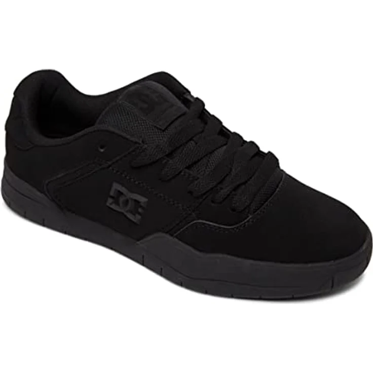 DC Shoes Central Leather, Lederschuhe für Männer mit gepolstertem Schuhkragen und EVA-Einlegesohle, Schwarz, Größe 9 – Bild 2
