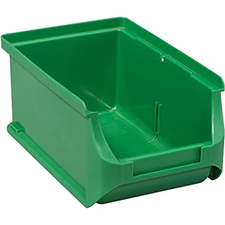 Allit 456207 Sichtbox Größe 2, Lagersichtbox 160 x 102 x 75 mm, grün – Bild 1