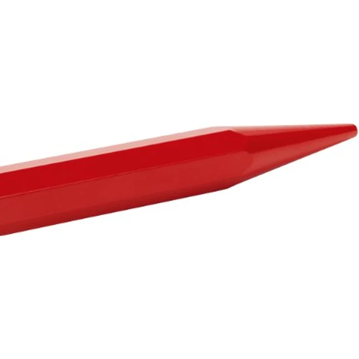 Rennsteig Montiereisen (Montierhebel, Richteisen), 500mm x 20mm, 6-Kant - Spezialstahl pulverbeschichtet, rot – 2735002 – Bild 3