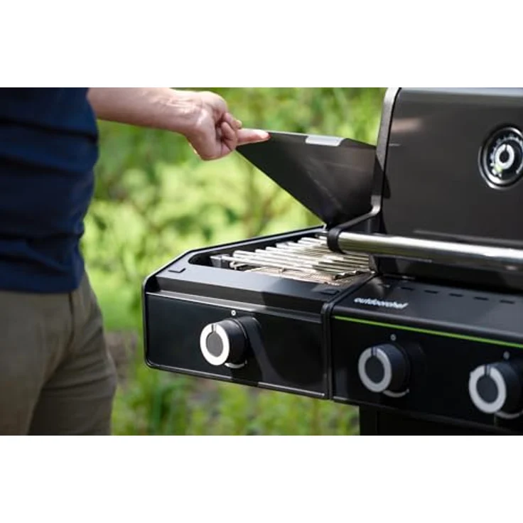 OUTDOORCHEF Heat X-345 RB, Gasgrill Grillstation mit 23,5 kW Leistung, XL Infrarotbrenner und hochwertigem Edelstahl-Gehäuse – Bild 4