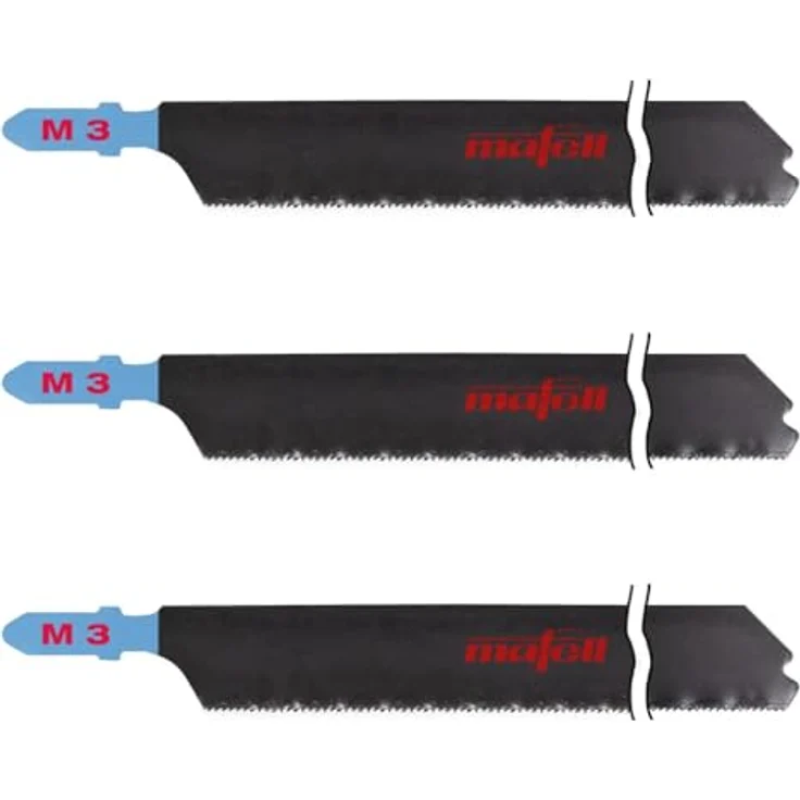 MAFELL Stichsägeblatt für P1cc und PS 2-18 (M3 Metal Sandwich BIM), 3 Stück, Stammblattdicke 1,6 mm, Zahnteilung 1,1