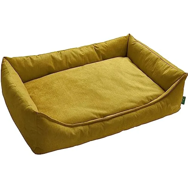 HUNTER EIBY Hundesofa, schmutzabweisend, Easy CLEAN-Technologie, pflegeleicht, L, gelb