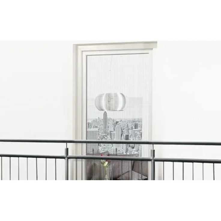 empasa Insektenschutz Fliegengitter Gewebe mit Klettband für Fenster Tür Französischer Balkon 130 x 220 cm ohne Bohren und Schrauben - Preisvergleich
