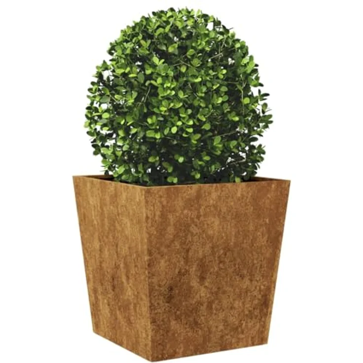 vidaXL Pflanzkübel 50x50x50 cm Cortenstahl, rostbeständig und stabil, viel Platz für Pflanzen – Bild 3