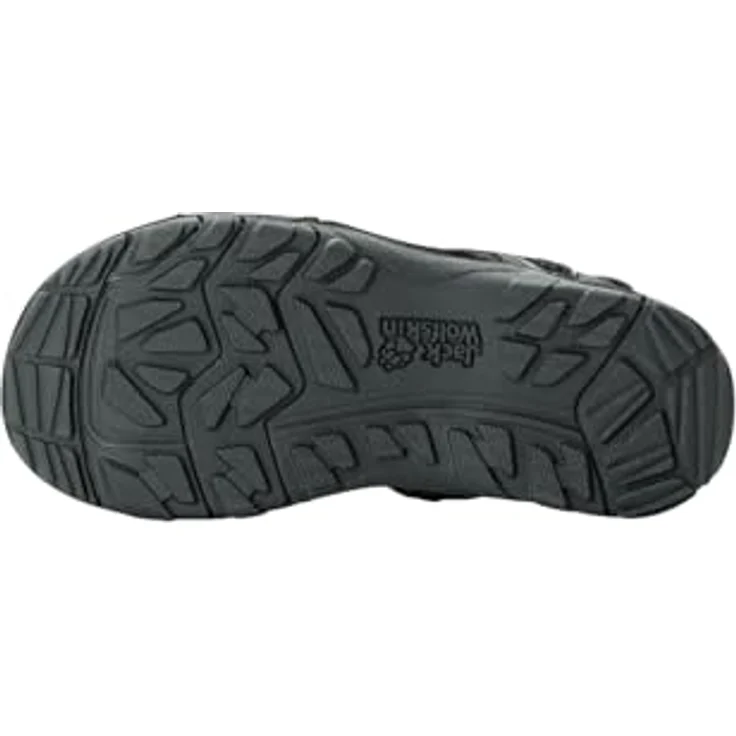 Jack Wolfskin Taraco Beach Sandal K, Sicherheitssandalen für Mädchen mit EVA-Dämpfung und griffiger Gummisohle, Schwarz, Gr. 31 – Bild 4