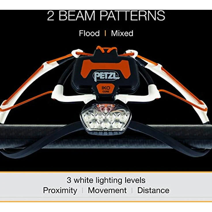 PETZL - Stirnlampe IKO CORE - Unisex, Schwarz, Einheitsgröße – Bild 5