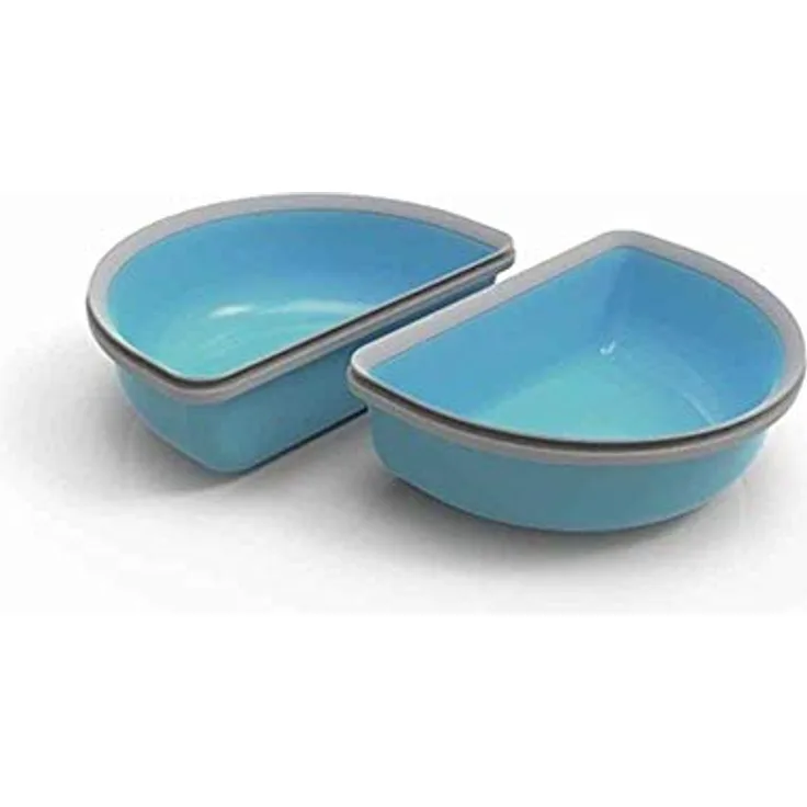 SureFlap SureFeed Halbschale blau für Microchip Pet Feeder Connect, Nass- und Trockenfutter, separate Überwachung