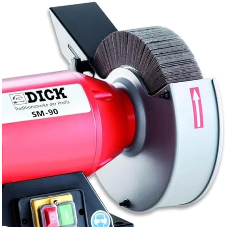 F. DICK Lamellenschleifmaschine SM-90 (Balliger Schliff, Filzpolierscheibe) – Bild 4