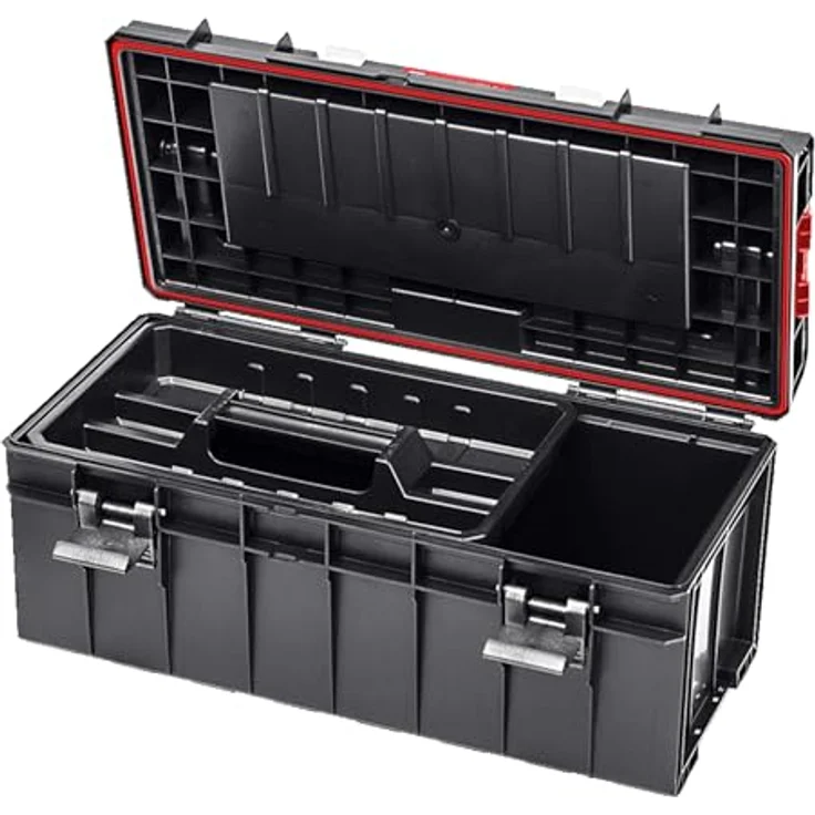 Toolbrothers RHINO Slim Werkzeugkoffer Handling+ Long Edition, 22 l, IP54, wasser- und staubdicht, inkl. Werkzeugschale – Bild 2