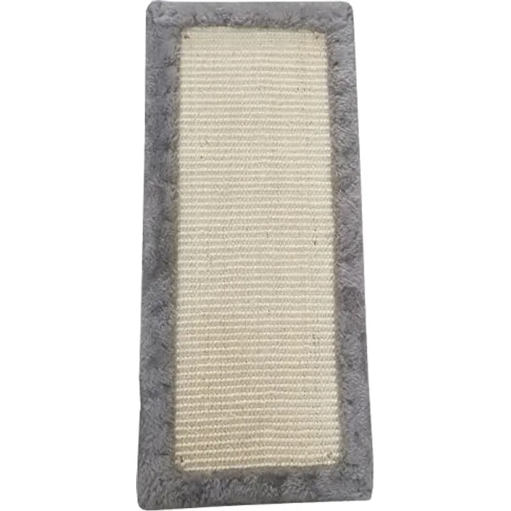 Dehner Katzen-Kratzbrett Border, flexibel, ca. 50 x 22 cm, Sisal, beige/grau