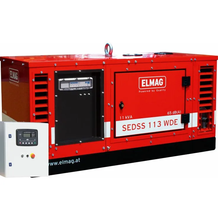 Elmag Notstrom Komplettpaket SEDSS 183WDE-ASS Diesel Stromerzeuger mit KUBOTA D1105 Motor, (super-schallgedämmt) inkl. Start Stop Automatik bei Netzausfall mit DSE 7320