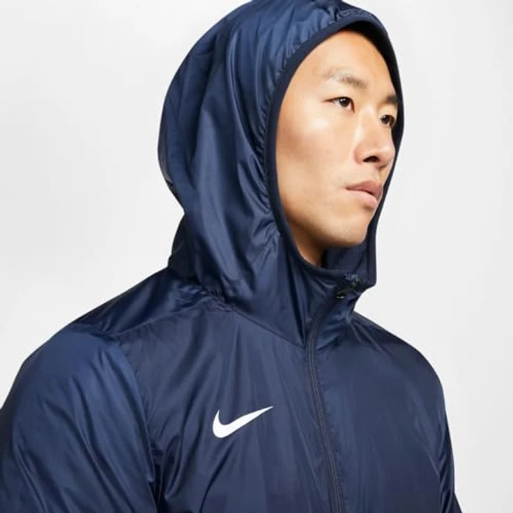 Nike Park 20 Fall, Herren Laufjacke, Wasserabweisende Herbstjacke mit Kapuze, Blau, Größe S – Bild 5