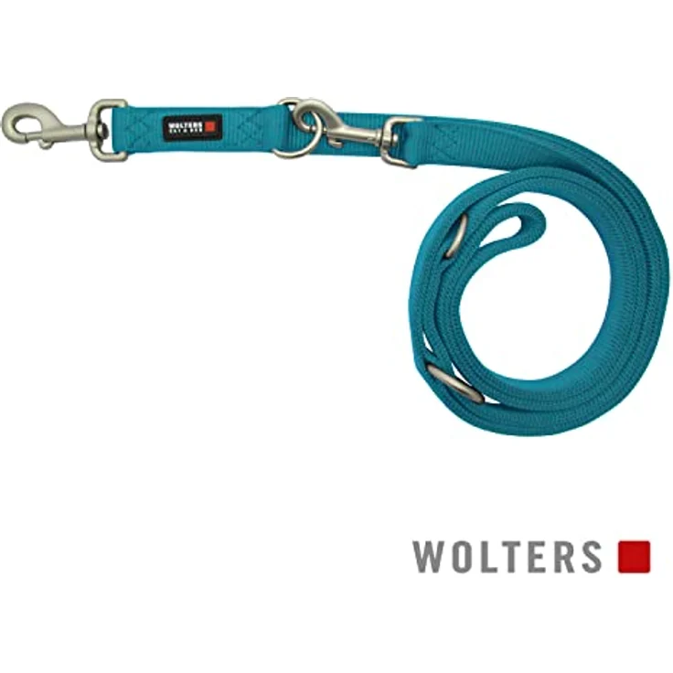 Wolters Professional Führleine Gr.L 200 cm x 2,0 cm, doppellagiges Gurtband, curry gelb, robust und dreifach verstellbar – Bild 7