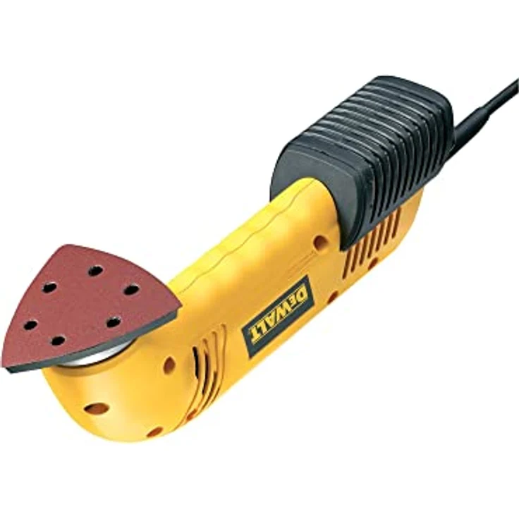Dewalt Dreieck-Schleifpapier (Klettfix 93 x 93 mm, K80, gelocht (6 Loch ringförmig), Mehrzweck-Holz-Farbe - Trockenschliff) DT3092-QZ - Preisvergleich – Bild 3