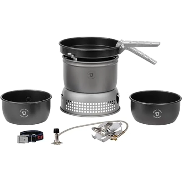 Trangia 27, Campingkocher für 1-2 Personen, ultraleichtes Aluminium mit Antihaft-Beschichtung – Bild 4