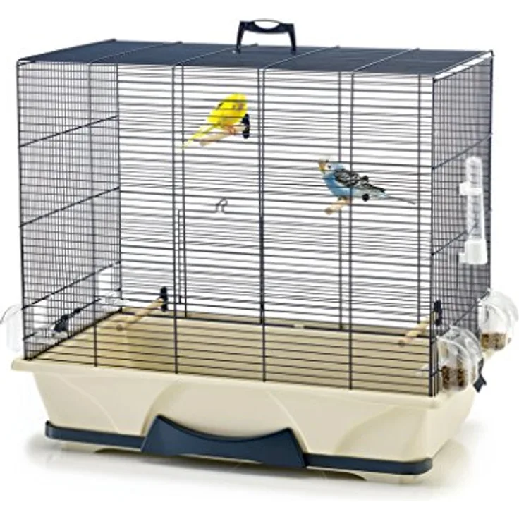 Savic 556600 Vogelheim Primo 50, 65 x 38 x 56 cm, blau/beige