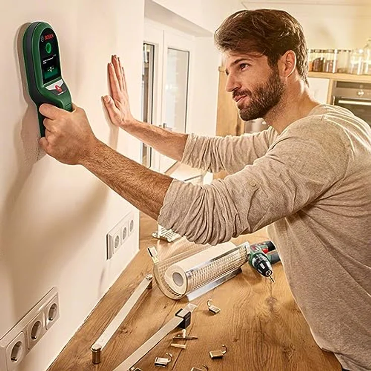 BOSCH Leitungsortungsgerät UniversalDetect, Digitales Ortungsgerät - im Karton, für Metallobjekte, stromführende Leitungen und Holzunterkonstruktionen geeignet – Bild 6