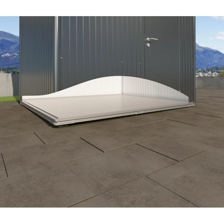BIOHORTGARTE SmartBase Gerätehaus Neo 1C/3A, stabiler Boden für Gartenhäuser, höhenverstellbare Stellfüße, Belasbarkeit bis 200 kg/m²