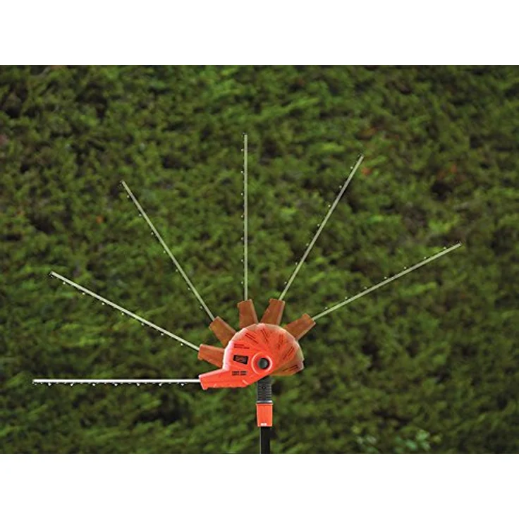 Black+Decker Elektro-Stabheckenschere (550W, Schwertlänge 51 cm, Schnittstärke 22 mm, Reichweite 4m, Hecken schneiden ohne Leiter, inkl. Messerschutzhülle + Schultertragegurt) PH5551 – Bild 5