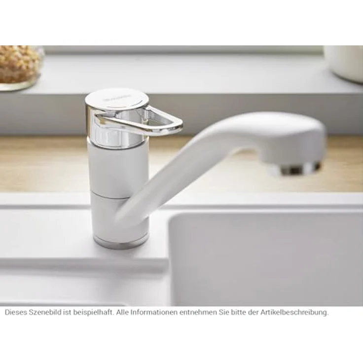 Blanco WEGA II TP HP ANT/CHR MIXER TAP, Armatur mit Hochdruck-Design und Chrom-Oberfläche – Bild 2