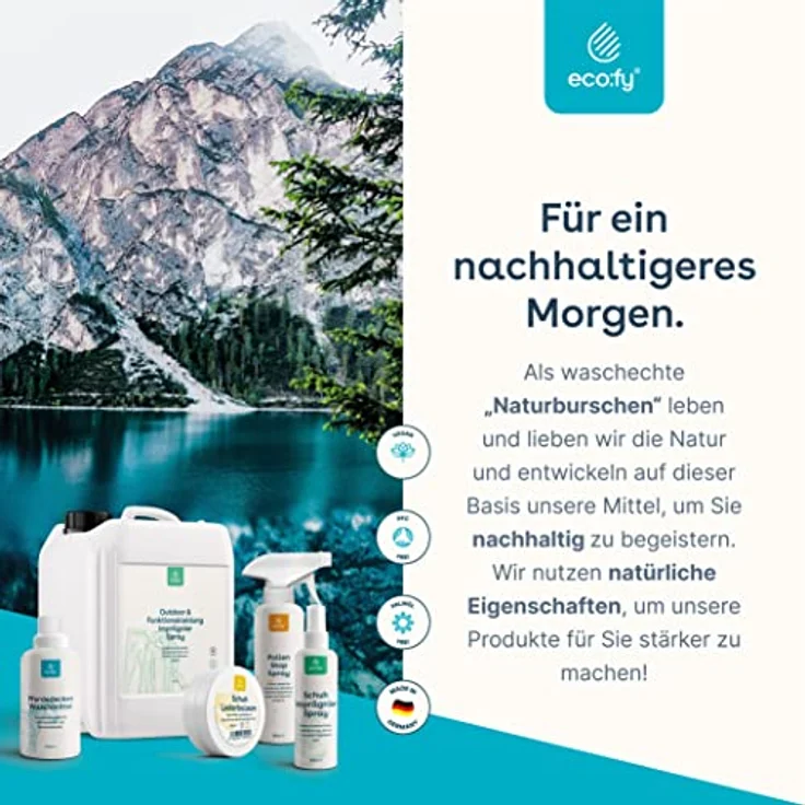 eco:fy Stein-Reiniger Naturstein-Reiniger für Sandstein, Klinker, Beton, 1-Liter, einfache Anwendung, selbsttätige Wirkung – Bild 5