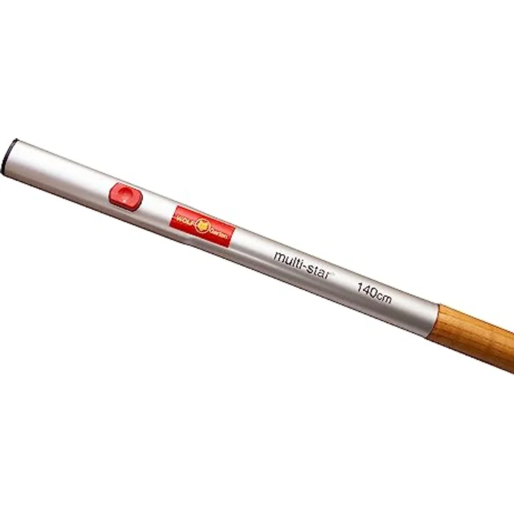 WOLF-Garten - Eschen-Holzstiel 140 cm multi-star ZM 140, Rot, 145x3x4 cm, 71AED007650 - Preisvergleich – Bild 2