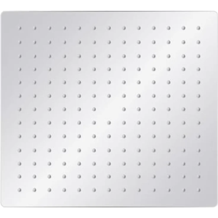 vidaXL Regenduschkopf Regenbrause Edelstahl 304 30x30 cm Quadrat, Anti-Kalk-Düsen, Silikondüsen, Wand- oder Deckenmontage, (1-tlg) – Bild 2