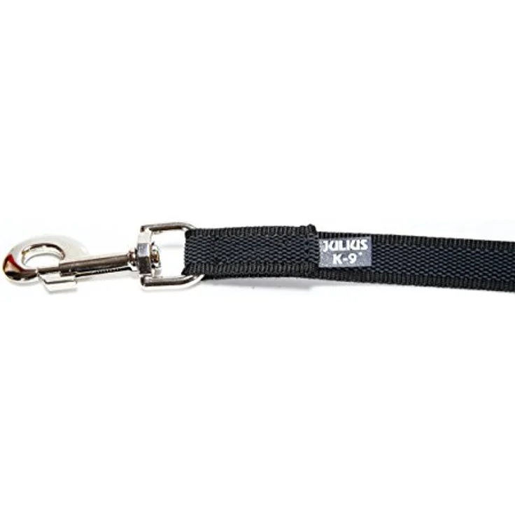 IDC Color & Gray gumierte Leine, 14 mm x 2 m mit Schlaufe, Schwarz-Grau – Bild 3