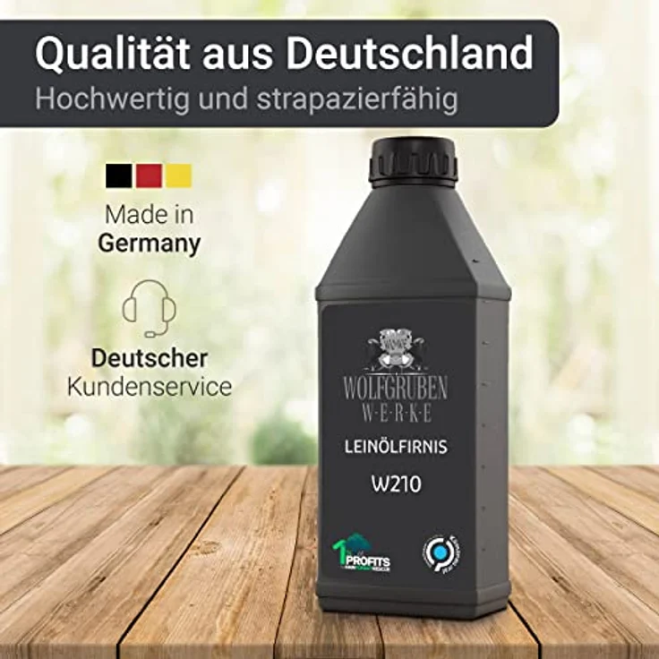 Leinölfirnis 1L Holzöl farblos Leinöl Firnis Holz Öl Holzpflegeöl WO-WE W210 – Bild 5