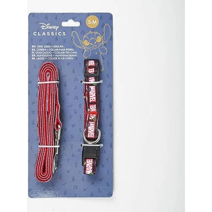 "The AVENGERS Hundeleine Hundeleine S 2-teiliges Set im Marvel-Design für kleine Hunde, mit ikonischen Avengers-Charakteren" – Bild 2