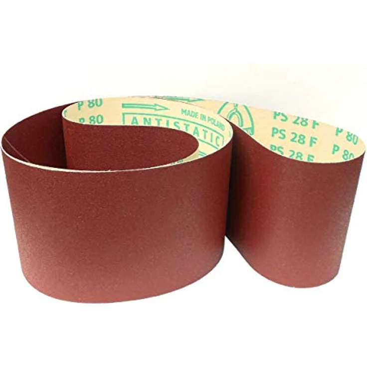 Klingspor PS 28 F Schleifband, 150 x 2260 mm, 5 Stück, Körnung P100, antistatisch, für Holz, Leder, Kunststoff – Bild 2