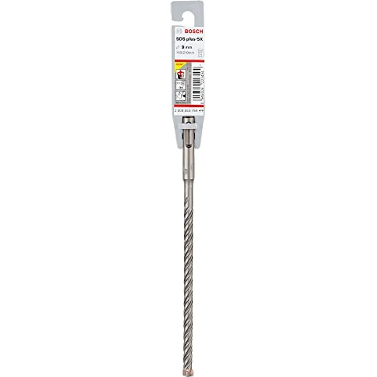 Bosch 1x PRO SDS plus-5X Hammerbohrer, Ø 9,00 mm, für Stahlbeton und Beton, Professional Zubehör Bohrhammer – Bild 2