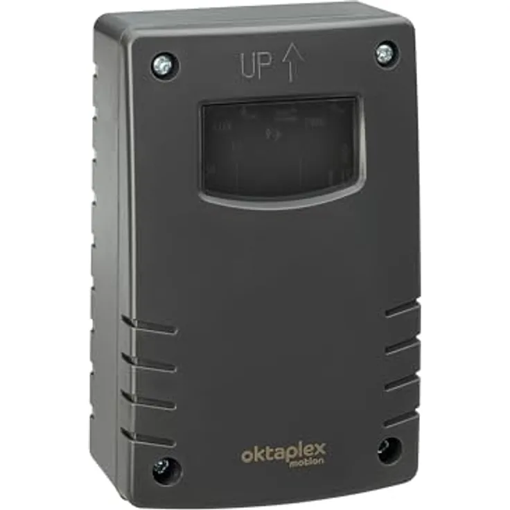 Oktaplex motion Dämmerungsschalter Aussen Bela mit Ausschalttimer IP65 230V anthrazit einstellbarer Dämmerungssensor