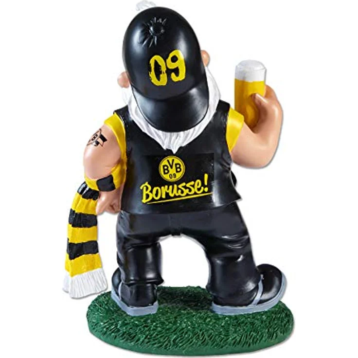 BVB 19160100 - BVB-Gartenzwerg Kutte, Borussia Dortmund, 28cm – Bild 4