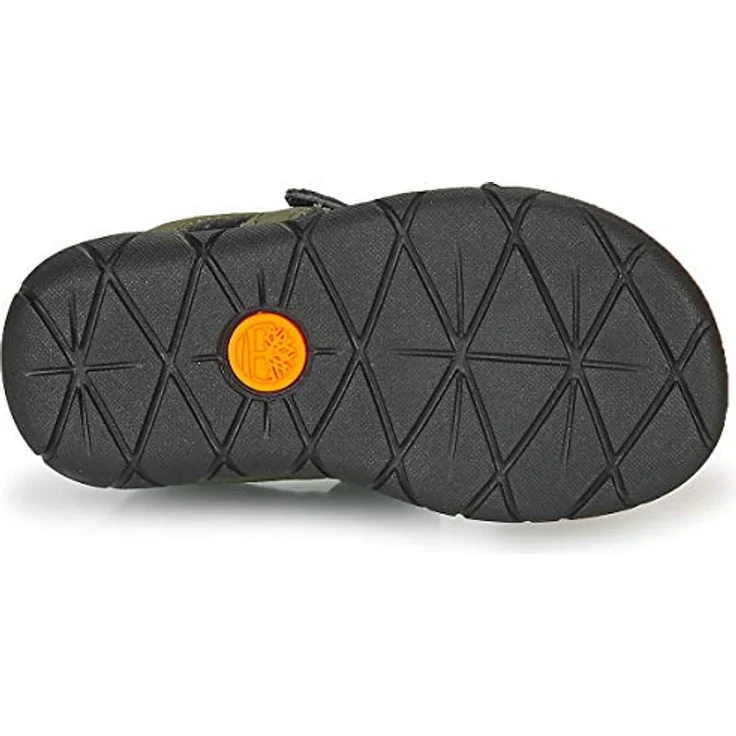 Timberland Kid's Perkins Row 2-Strap Sandal, Unisex, Sicherheitssandalen mit zwei Klettverschlüssen, Grün, (28) – Bild 7