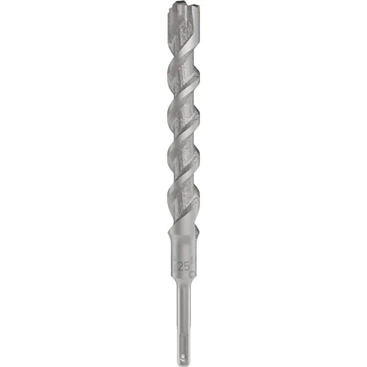Bosch PRO SDS plus-5X, Betonbohrer 25 mm Durchmesser, 200 mm Arbeitslänge, 4-Schneider-Design für Stahlbeton