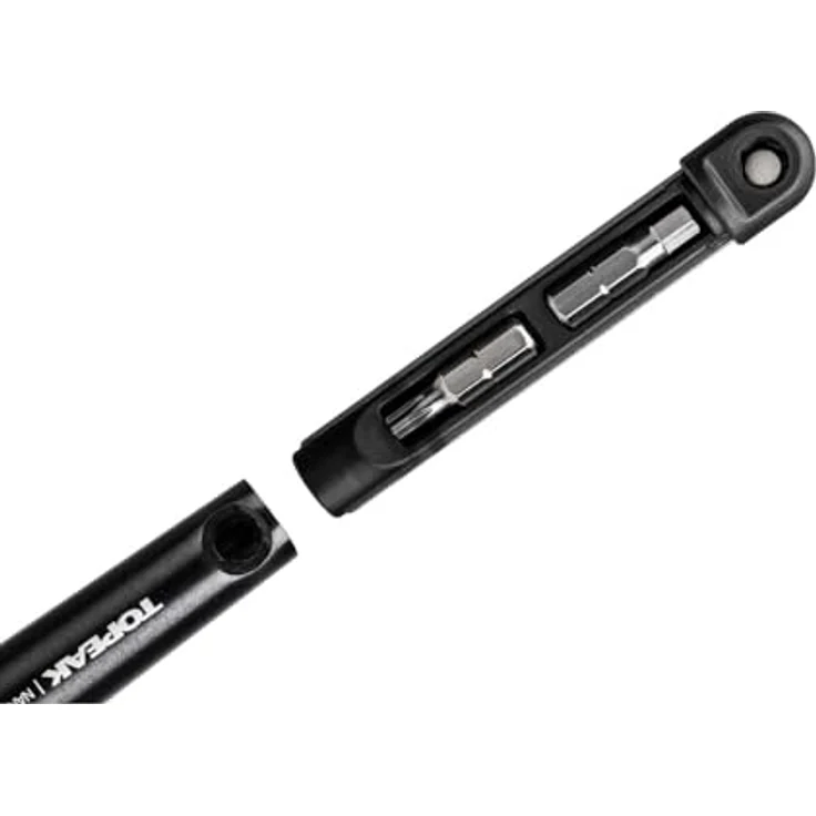 Topeak Nano TorqBar X, Drehmomentschlüssel mit einstellbarem Drehmomentbereich von 2 bis 6 Nm, inkl. 5 Bits und Transportcase – Bild 5