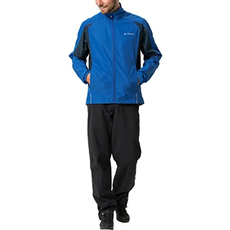 Vaude Men's Dundee Classic ZO Jacket, Fahrradjacke für Herren, winddicht, wasserabweisend, atmungsaktiv, blau, Größe 3XL – Bild 7