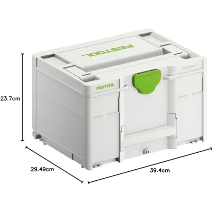 Festool Systainer SYS3 M 237 ( 204843 ) 21,4 Liter 396x296x237mm Werkzeugkoffer koppelbar – Bild 10