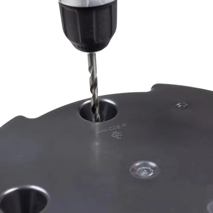 Siena Garden Pflanzgefäße LOCON Stone grau, 25 x 46,5 cm Kunststoffgefäß mit schwarzem Kunststoffeinsatz in Betonoptik – Bild 3