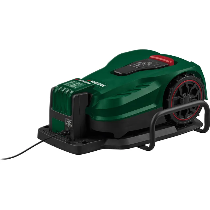 PARKSIDE® 20 V Mähroboter City Smart PAMRC 250 A1, Akku und Ladestation, geeignet für 250 m², Bluetooth-Steuerung, brushless Motor