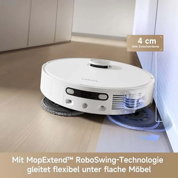 Dreame L10s Ultra Gen 2 Nass- und Trockensauger, MopExtend™ RoboSwing-Technologie, 10.000 Pa Vormax™-Saugkraft, Haustiermodus, vollautomatische Basisstation, vielseitige Teppichreinigung - Preisvergleich – Bild 2
