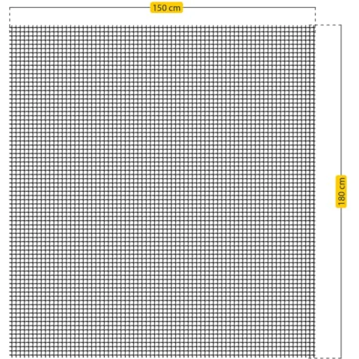 Schellenberg Insektenschutz Gitter 150 x 180 cm, anthrazit – Bild 5