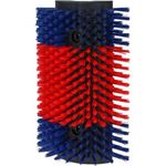 Kerbl Fellbürste Kerbl Halbrunde Tier Kratzbürste XL blau-rot, ermöglicht arttypisches Scheuern, ideal für Rinder, Pferde uvm.