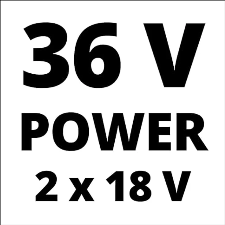 Einhell Akku-Rasenmäher 'GE-CM 36/36 Li M Kit', mit 2x 18V 4,0 Ah Akkus und Ladegeräten, bis 400 m², bürstenloser Motor, 36 cm Schnittbreite, Mulchfunktion, höhenverstellbarer Führungsholm – Bild 10